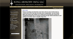 Desktop Screenshot of kingarmory.com